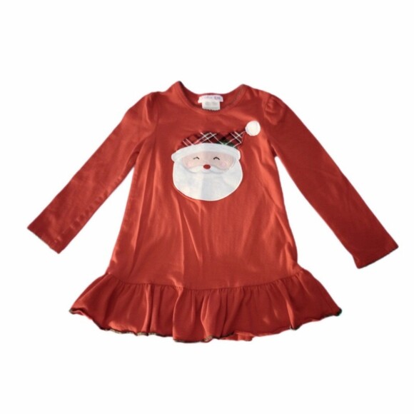 Jessica Ann 2pc Christmas Santa Holiday Outfit sz 4T Girls - Picture 2 of 7
